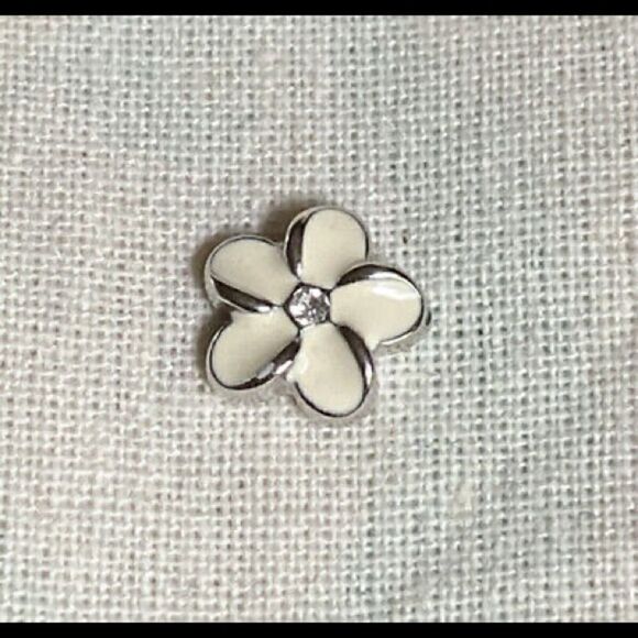 Origami Owl plumeria charm  - Picture 2 of 4